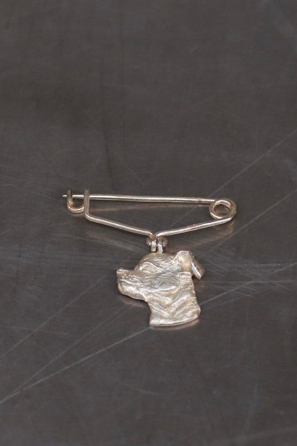 m.a+25 Spring/Summer Safety Pin Series Italy Craftsman MA-AP1GINA AG-YIN Dog Head